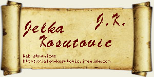 Jelka Košutović vizit kartica